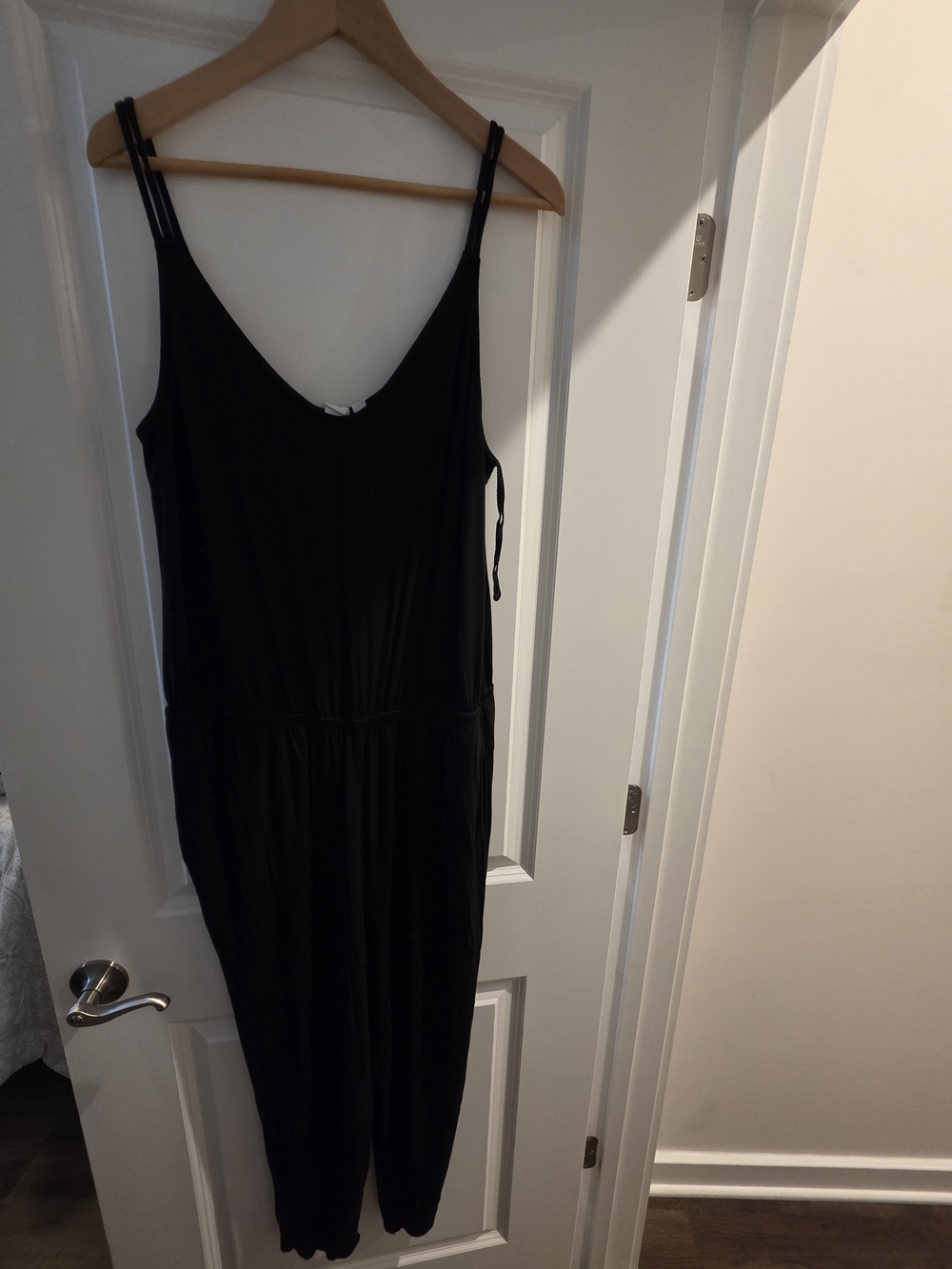 GAP Black Strapless Jumpsuit
